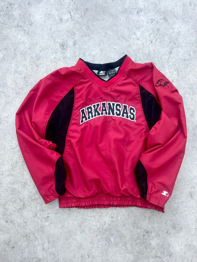 Vintage Arkansas Starter Pullover Jacket (S)