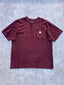 Vintage Carhartt Pocket 1/4 button up Tee (XXXL)