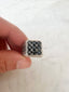 Room 101 Original 9 Stone Black Dimond Signet Ring